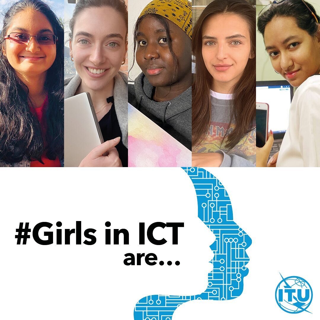 Today is #GirlsInICT Day. You are invited to: 

👩&zwj;💻 Take part in the Girls in ICT campaign 2021!
📸 Send us a picture showcasing your favourite digital device
✍️ Complete the sentence: &ldquo;#GirlsinICT are...&rdquo;
📧 Share it here or email 