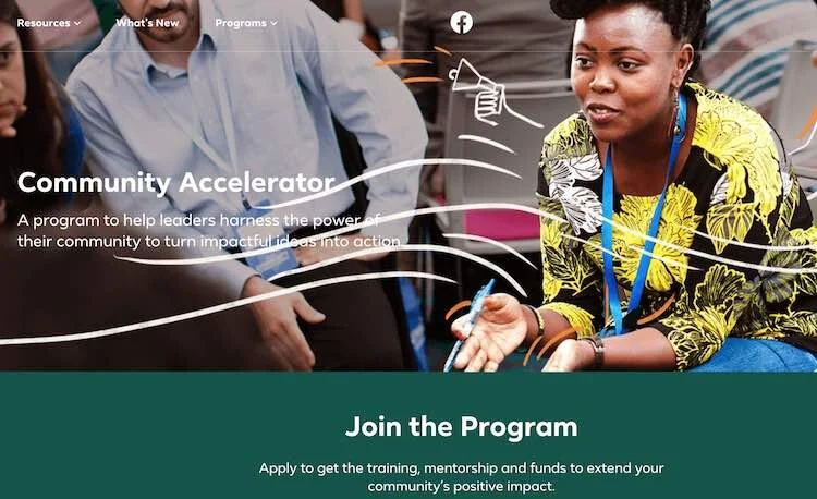 Facebook Community Accelerator Program