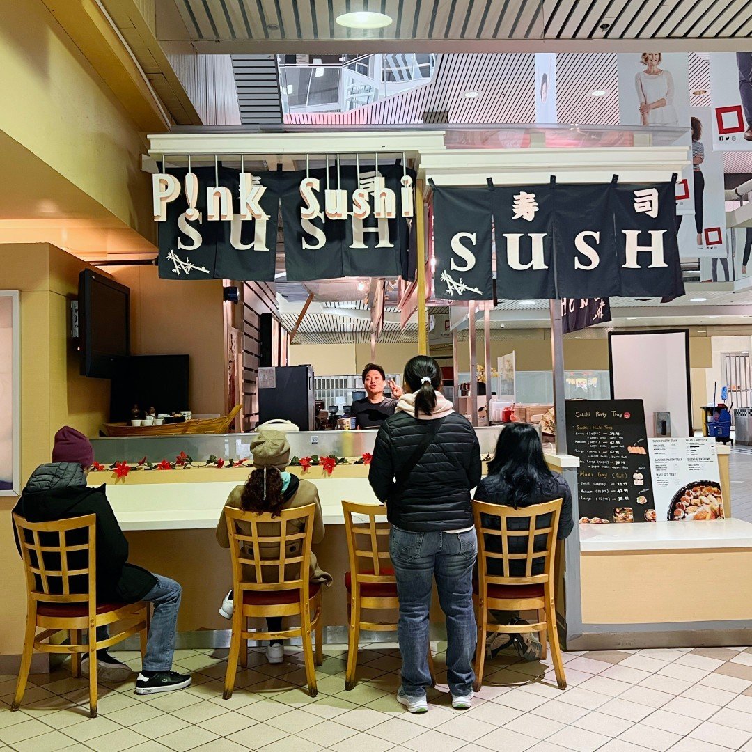 Pink Sushi for lunch? Pink Sushi for lunch.