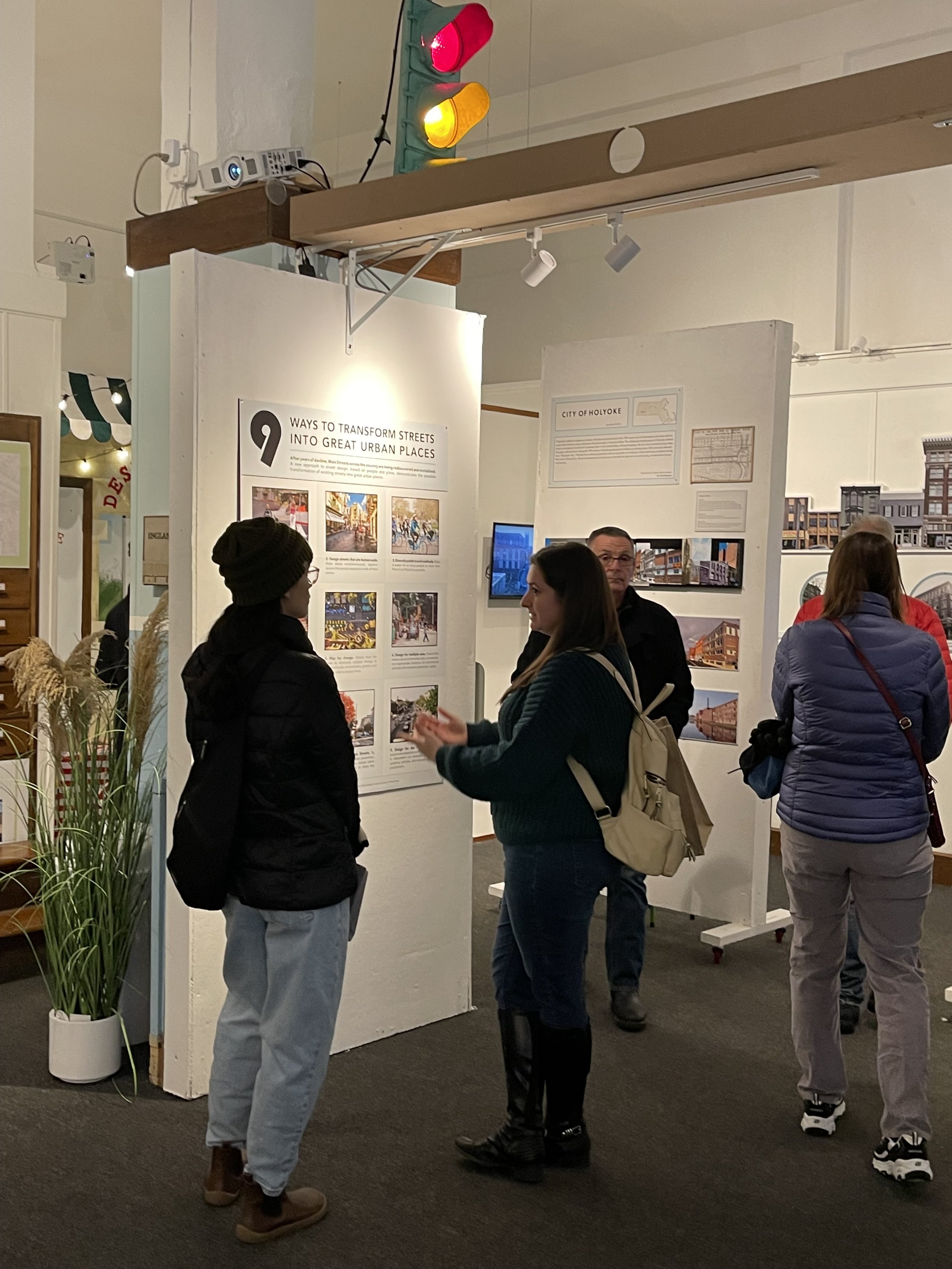   Multiple small city Main Streets were explored in the exhibition.  