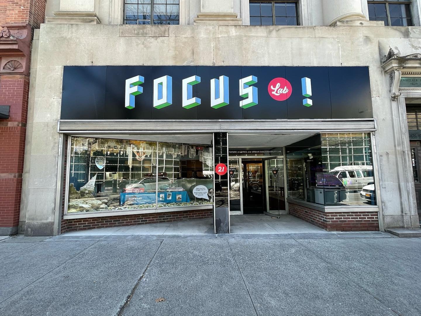   The new FOCUS Lab facade!  