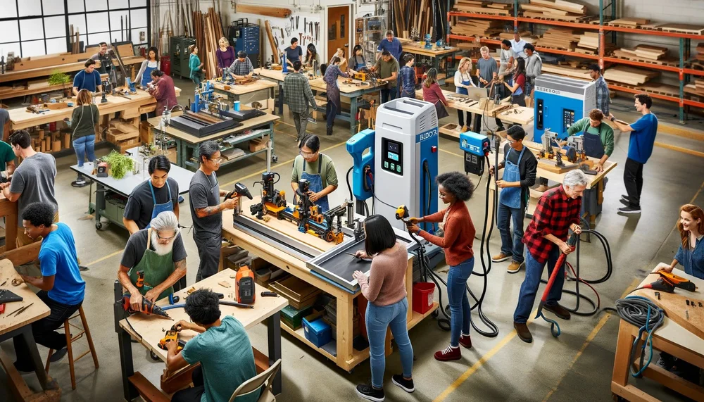 A rendering of the Clean Energy Training Center.