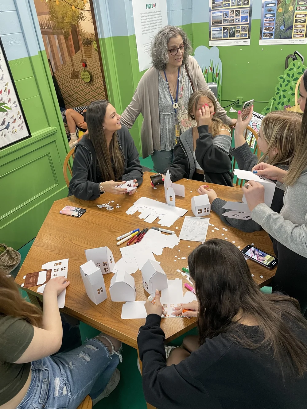   Students design sustainable housing in the Climate Classroom  