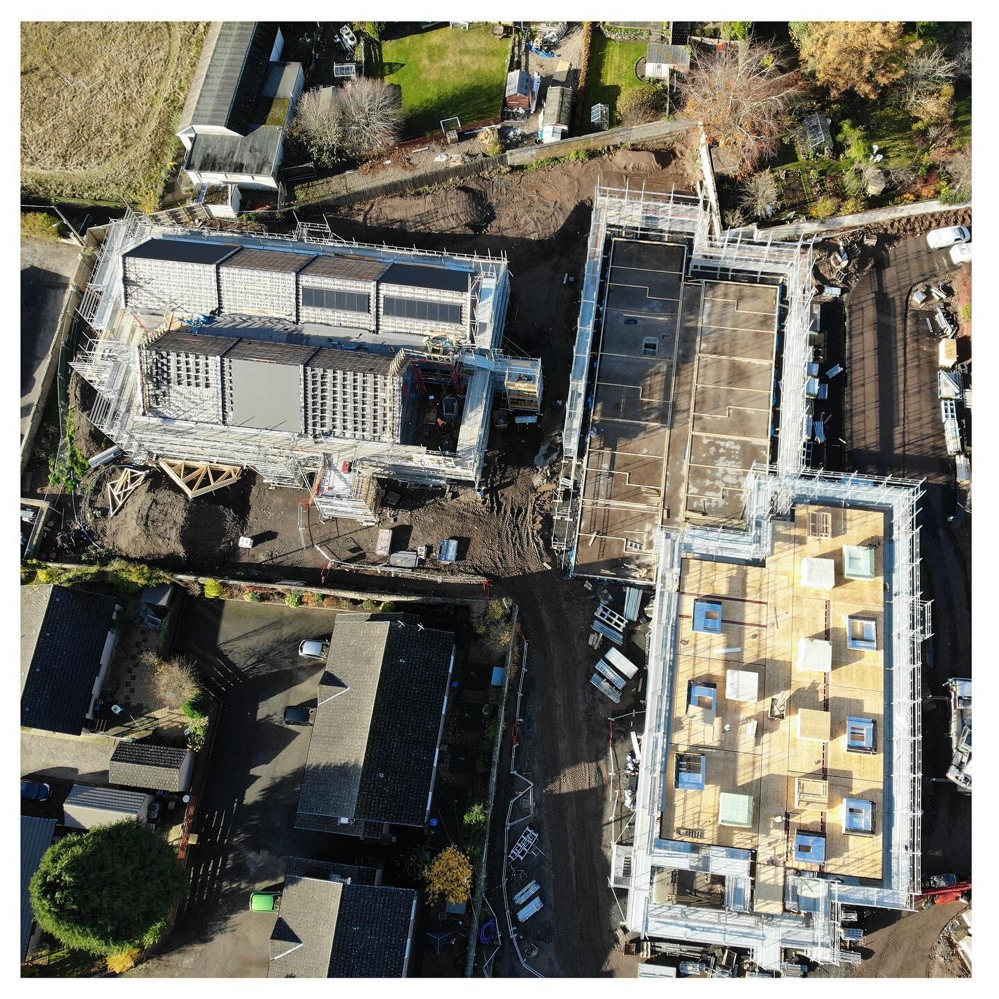 We are very excited to see the progress on site from the air this week at one of our retirement living facilities in Scone, Scotland. The scheme for Juniper Residential will create 51 apartments and associated communal spaces set in the heart of the 