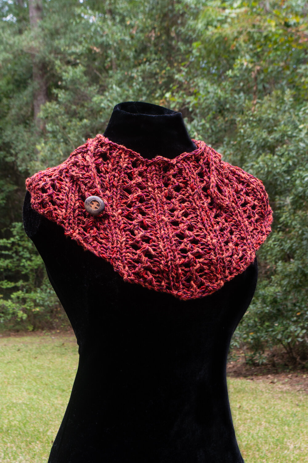 Red-orange 3-way as a Cowl