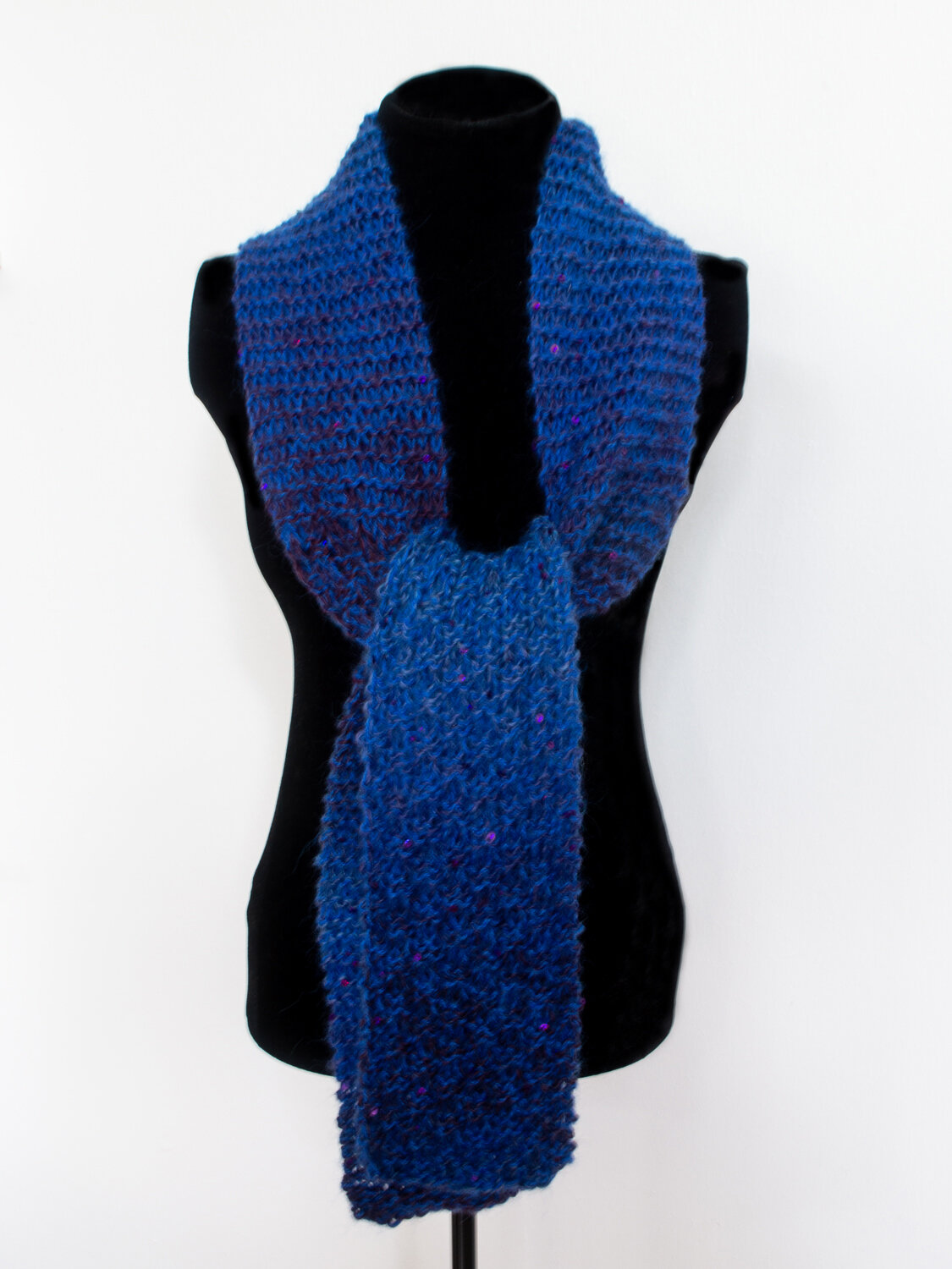 Blue and Purple Ombre Scarf