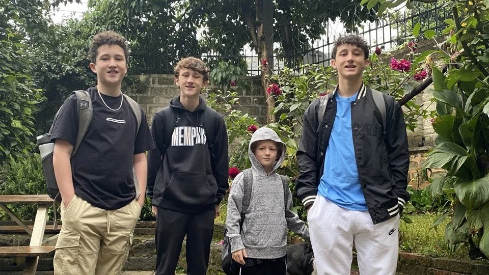 School Starts for the Boys