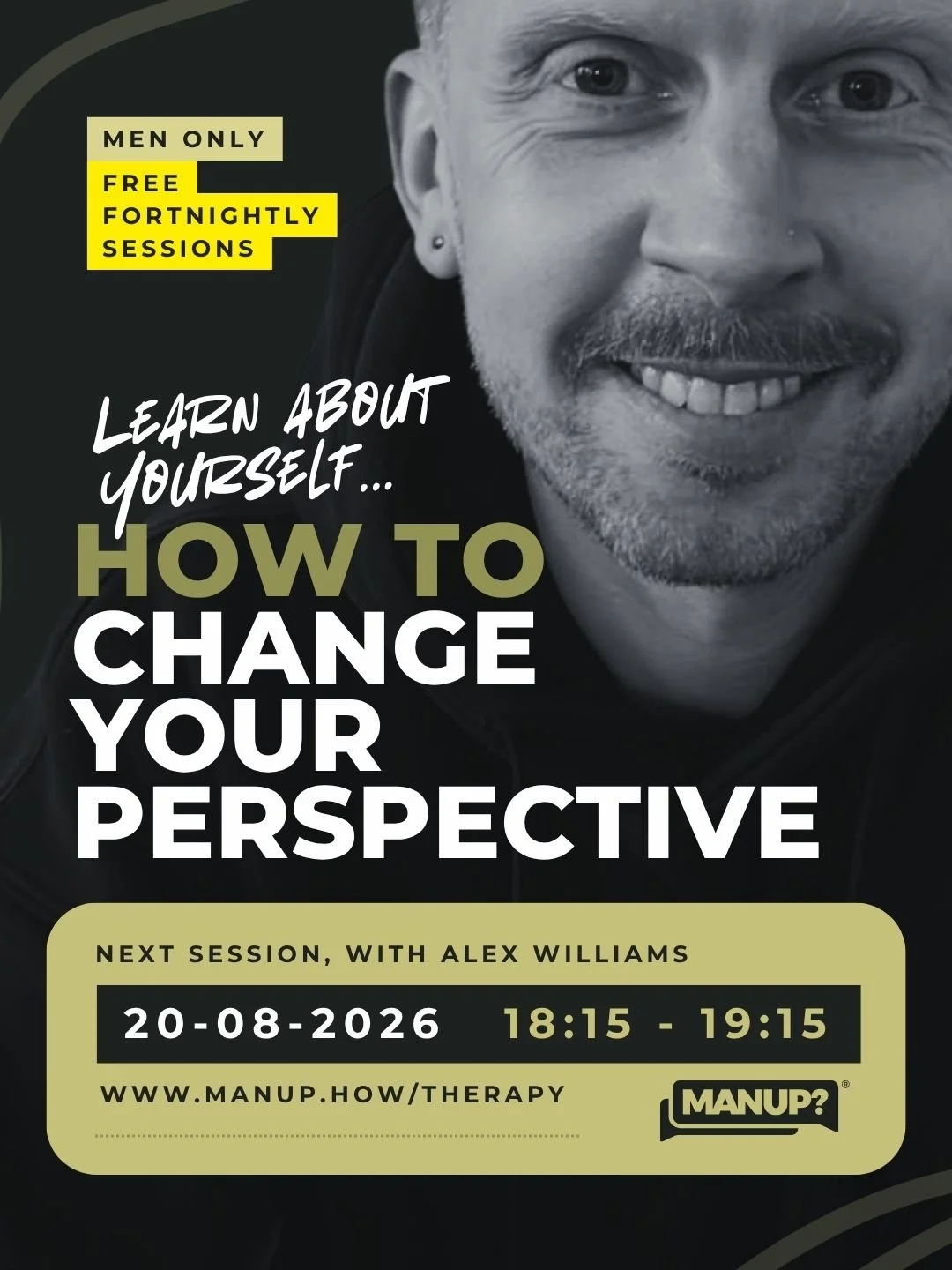 Men & How to change your perspective - with Alex Williams (Online)