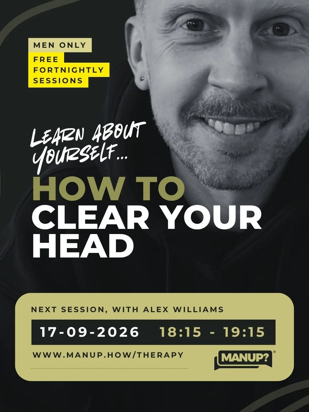 Men & How to clear your head - With Alex Williams (Online)