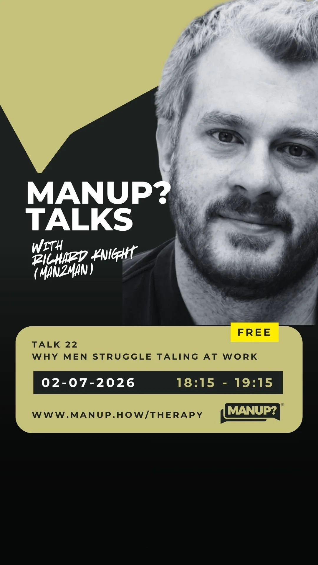MANUP? TALKS | MEN STRUGGLING AT WORK