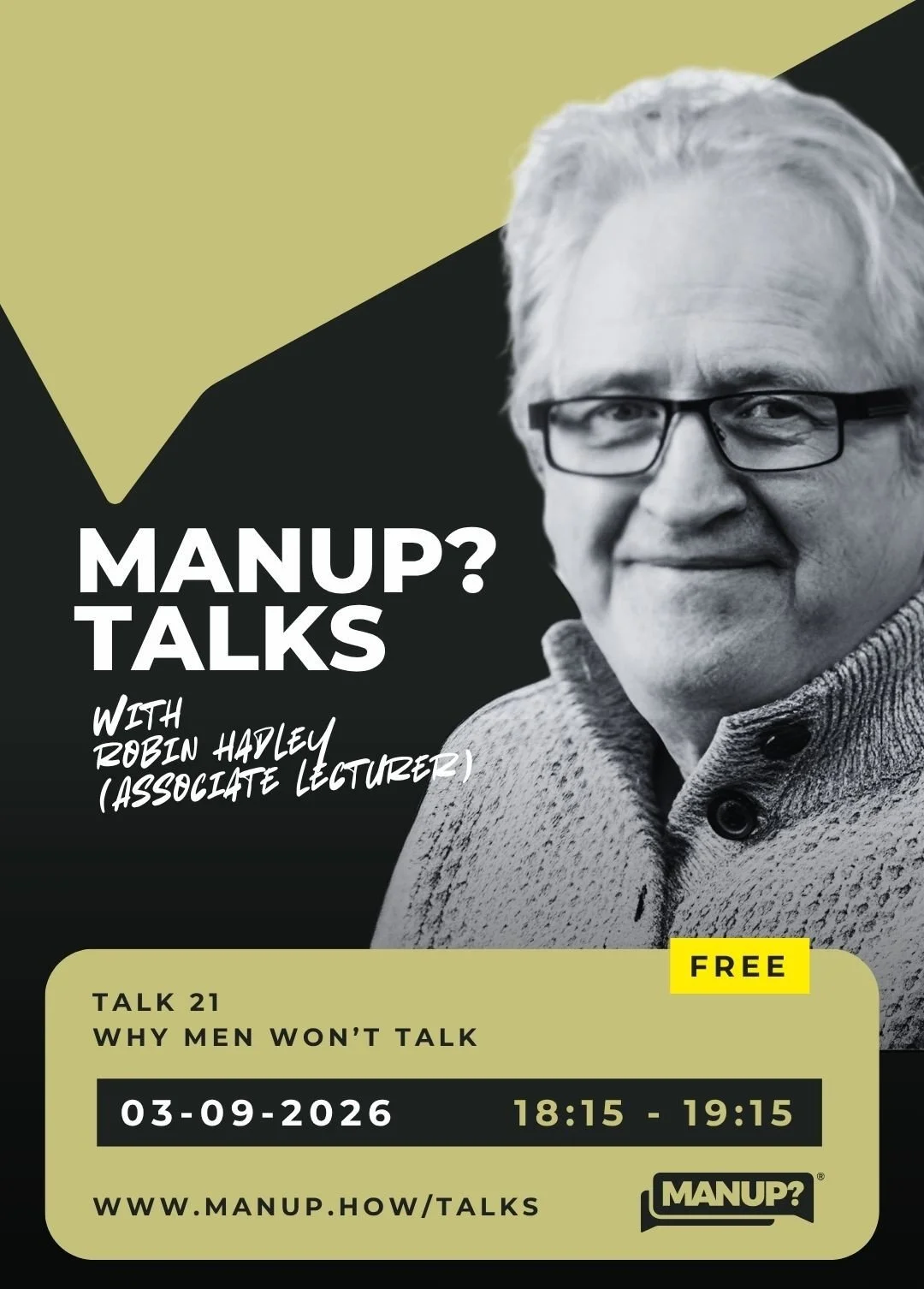 MANUP? Talks | Why Men Won't Talk 
