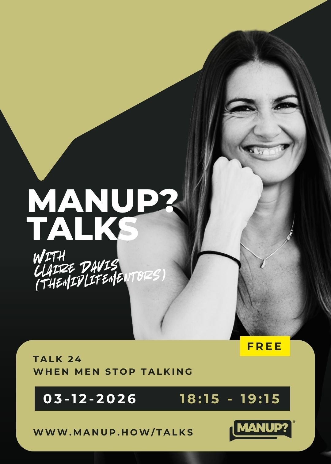 Why Some Men Stop Talking With Claire Davis |  MANUP? Talks