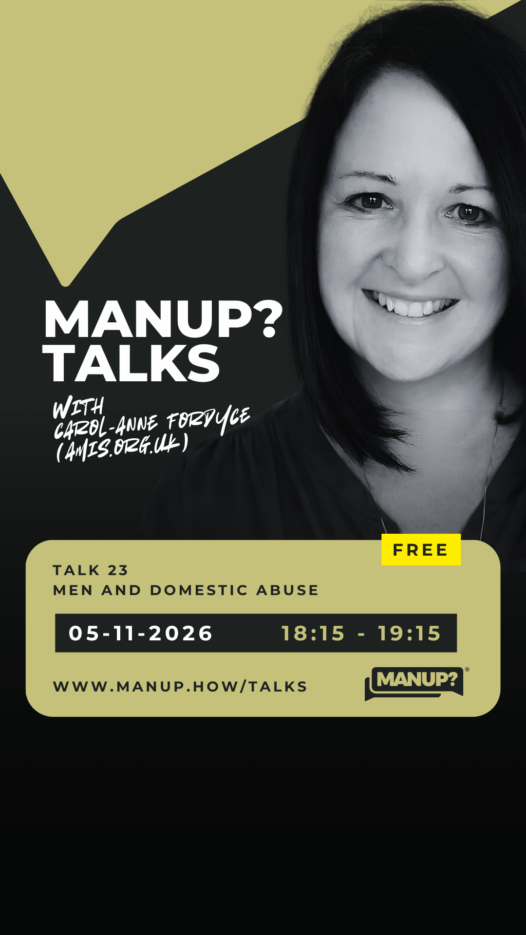 MANUP? Talks: Men & Domestic Abuse