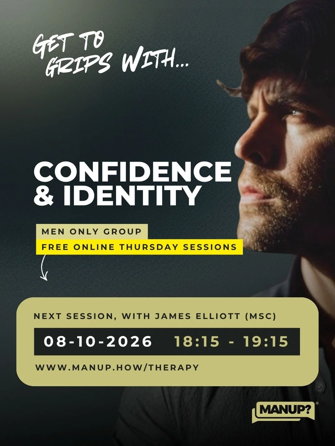 Confidence &amp; Identity with James Elliott MSc (Online)