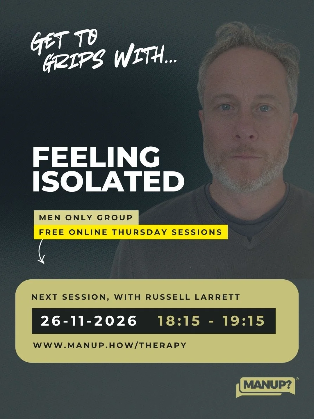 Getting to Grips with Loneliness - Men Only 