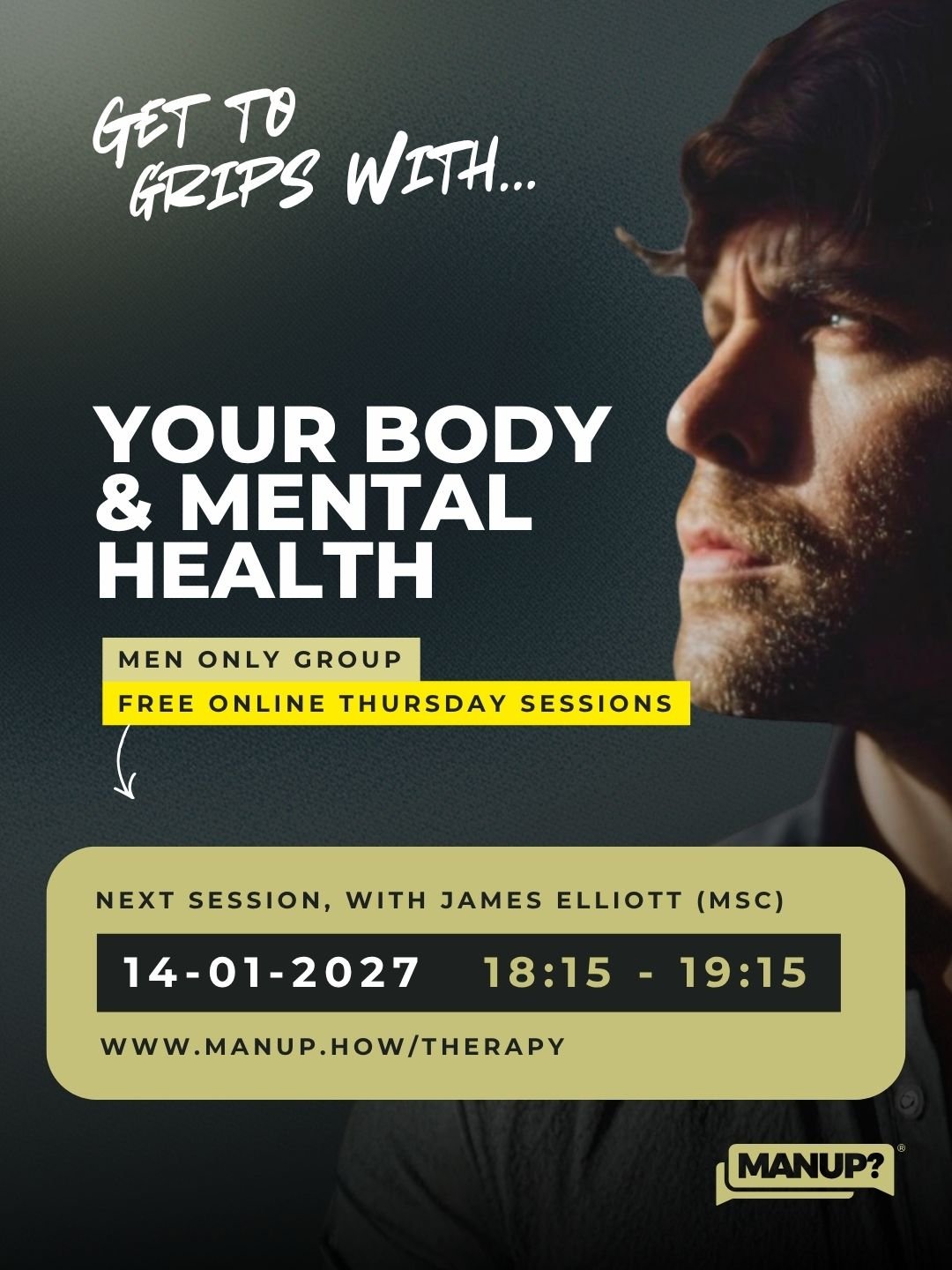 your body &amp; mental health with James Elliott MSc (Online)
