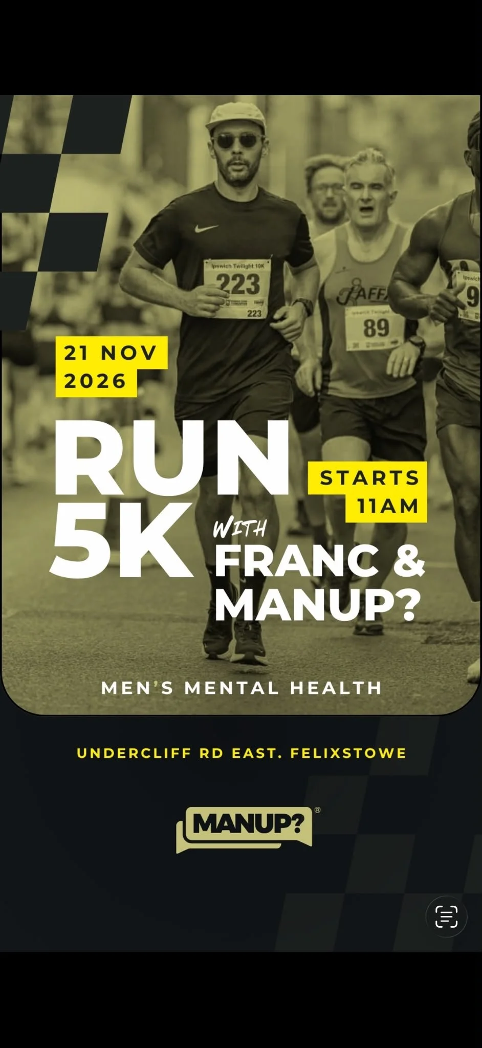 Run 5K with Franc &amp; MANUP?