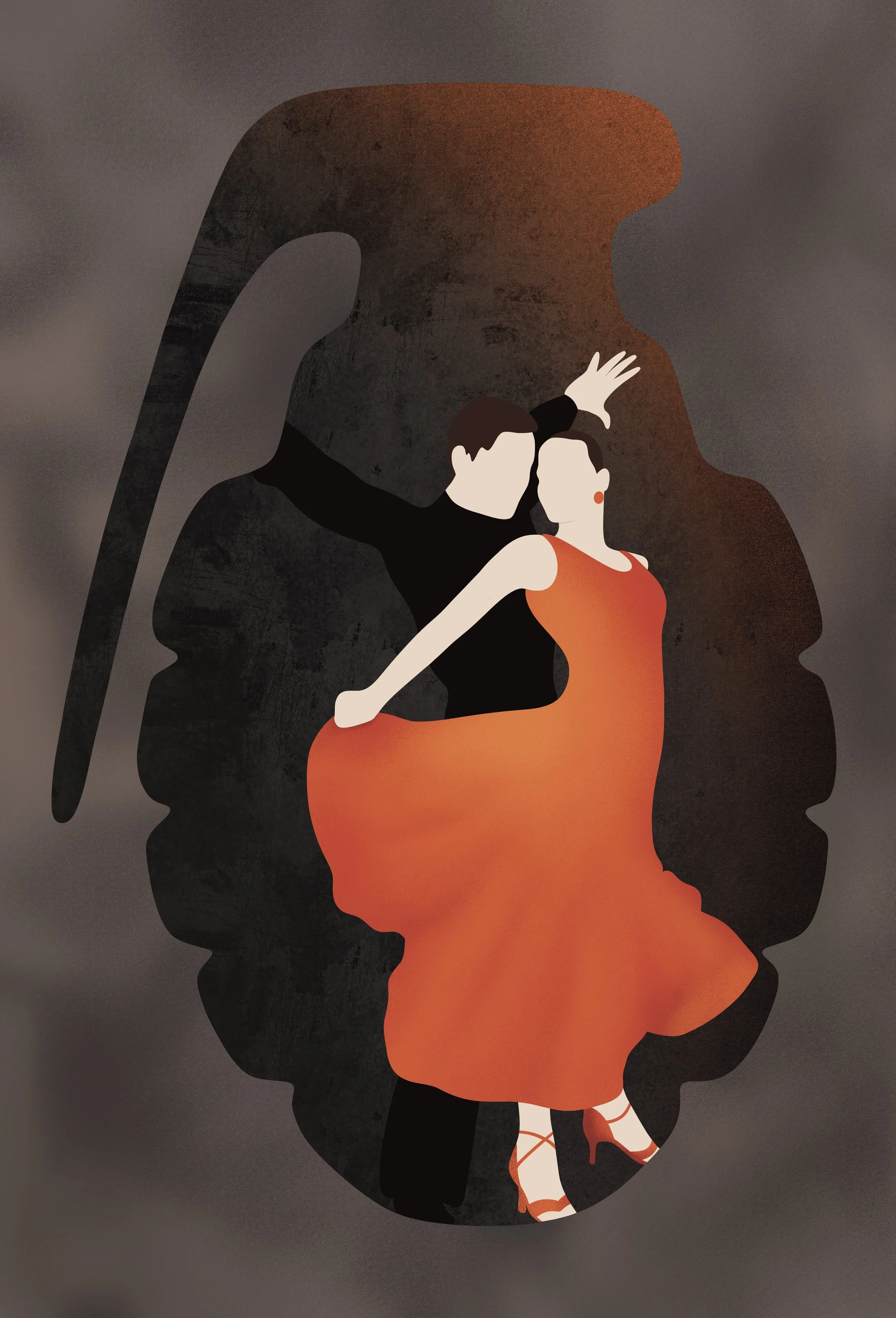 Violent past, joyful present