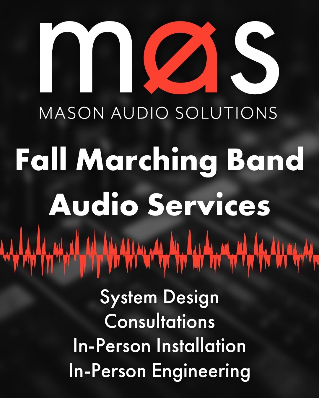 *Openings Still Available*

Looking to get your ensemble set up for success this season? MAS still has (limited) slots open for this Fall Season. With different tiers of services based on needs, there's bound to be a package that works for you and yo