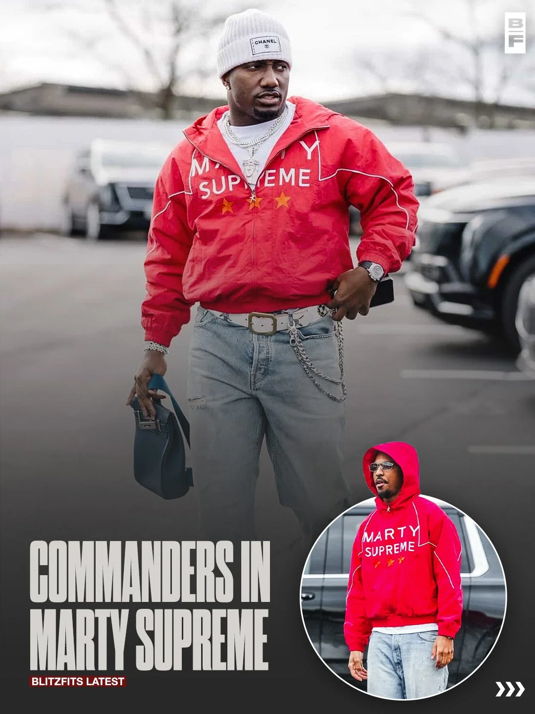 Commanders Pulled Up in Marty Supreme on Christmas