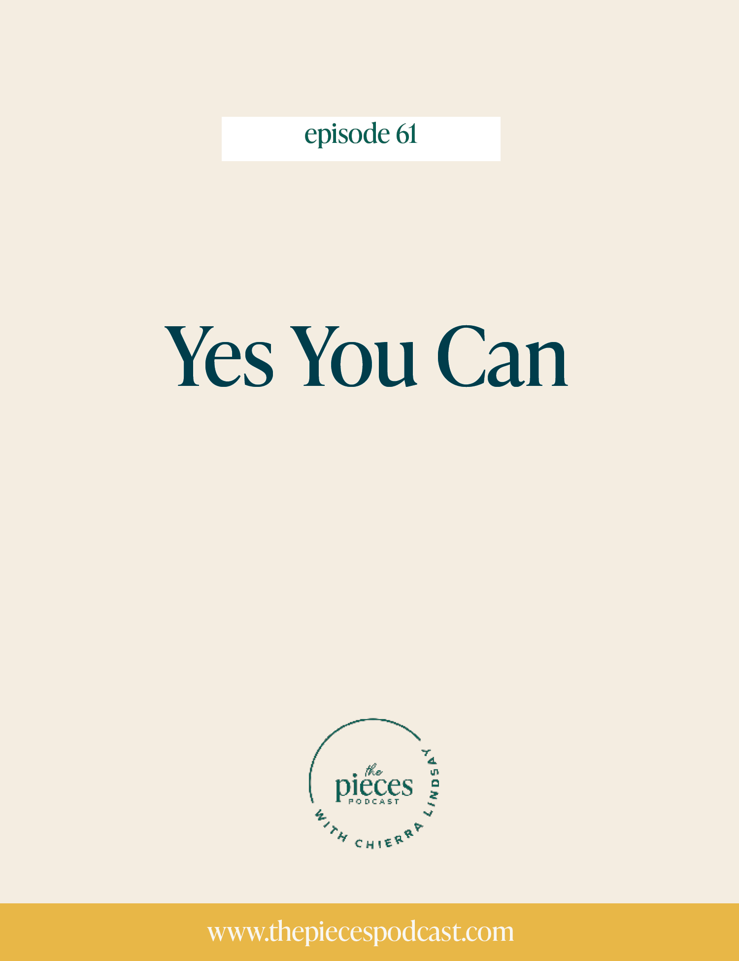 Episode 61: Yes You Can