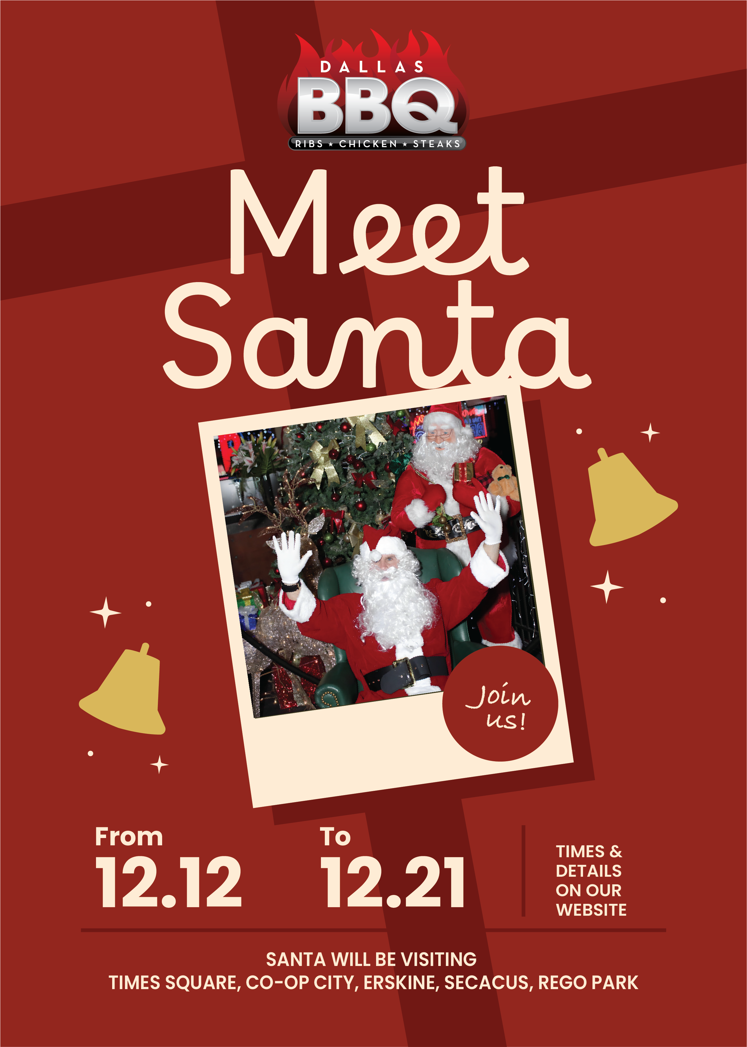 Santa Is Visiting Dallas BBQ This Holiday Season 🎄
