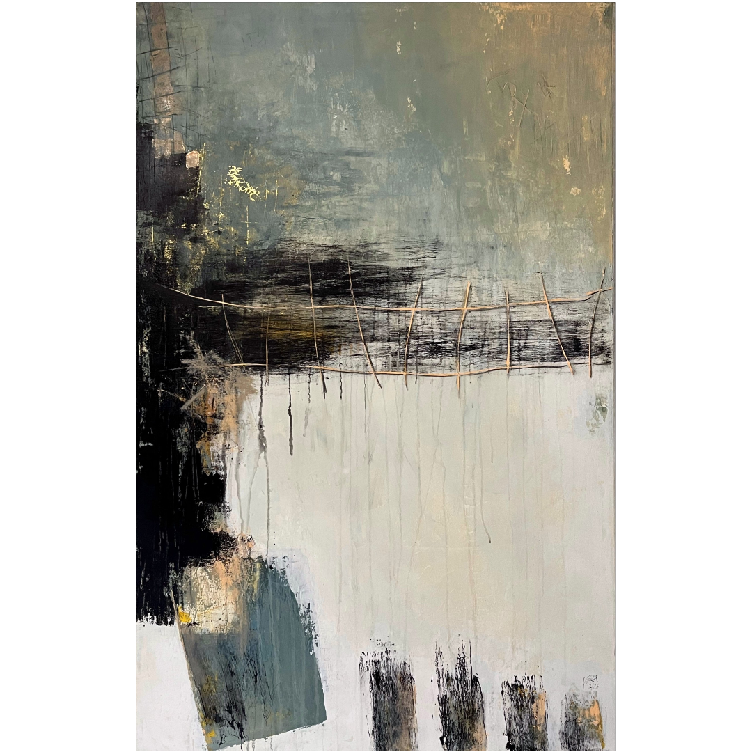 A fractured balance, N° 02 02 26 - 
110 x 70 cm - 
2150,- € - 
acrylics and oil sticks on canvas ---- 

Inquire about this artwork / Verfügbarkeit anfragen:
Tap the painting