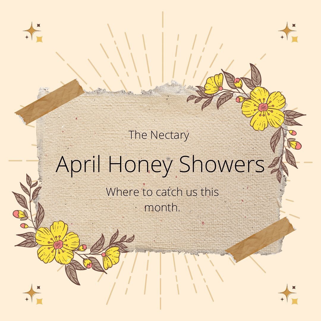 We&rsquo;ll be selling our freshest, local, raw honey and natural skincare. Hope to see you there!