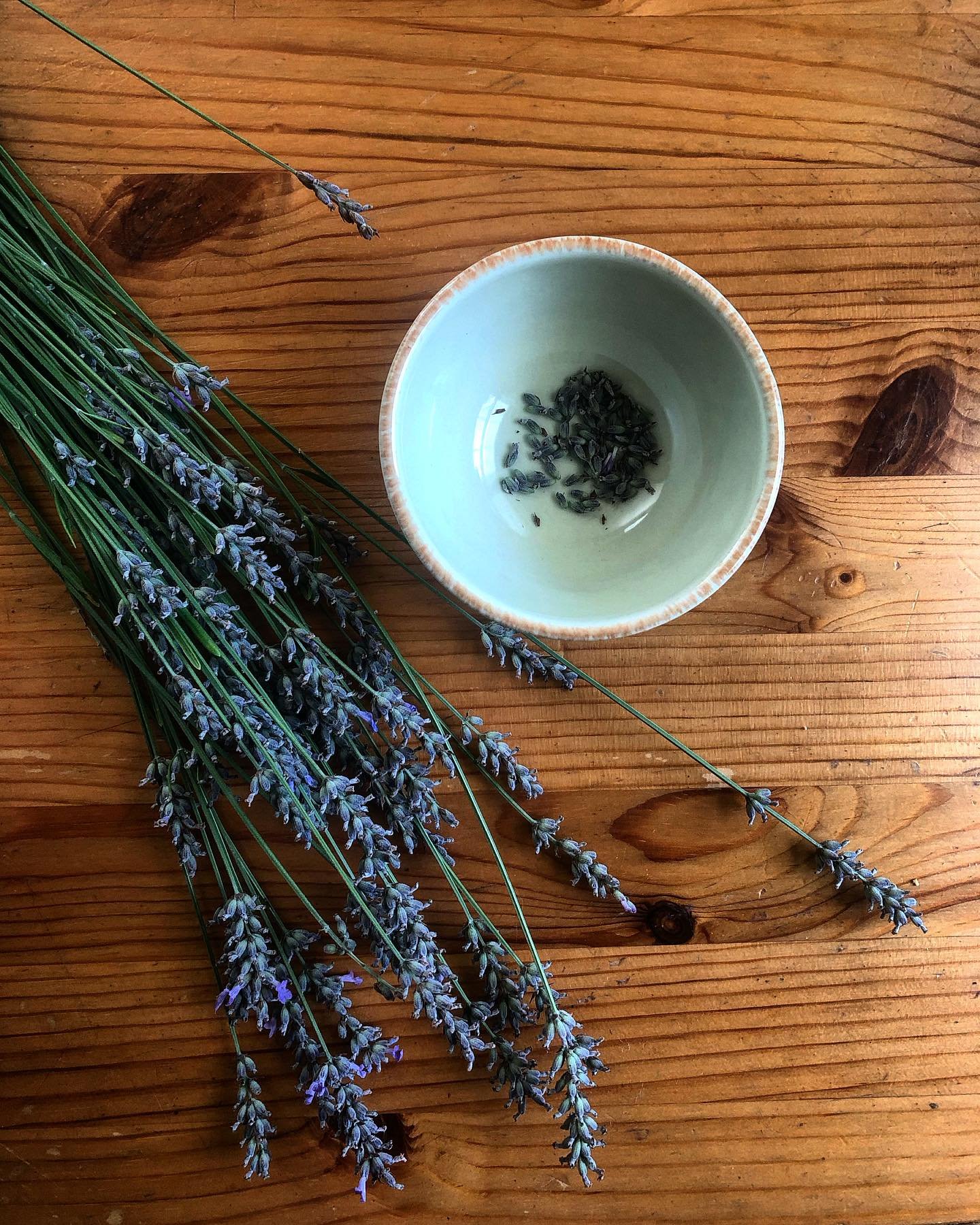Lavender came on so quickly this year. I didn&rsquo;t have the time for wand weaving or bundling, but the scent is still strong and will continue to be useful for cooking and sachets. Today these buds will find themselves in a batch of blueberry jam,