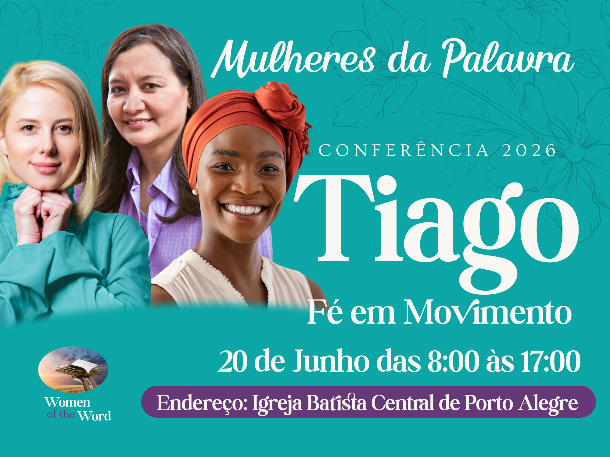 Nossa conferência está chegando. 
Se atente a data, horário e endereço. 

Estamos te esperando!