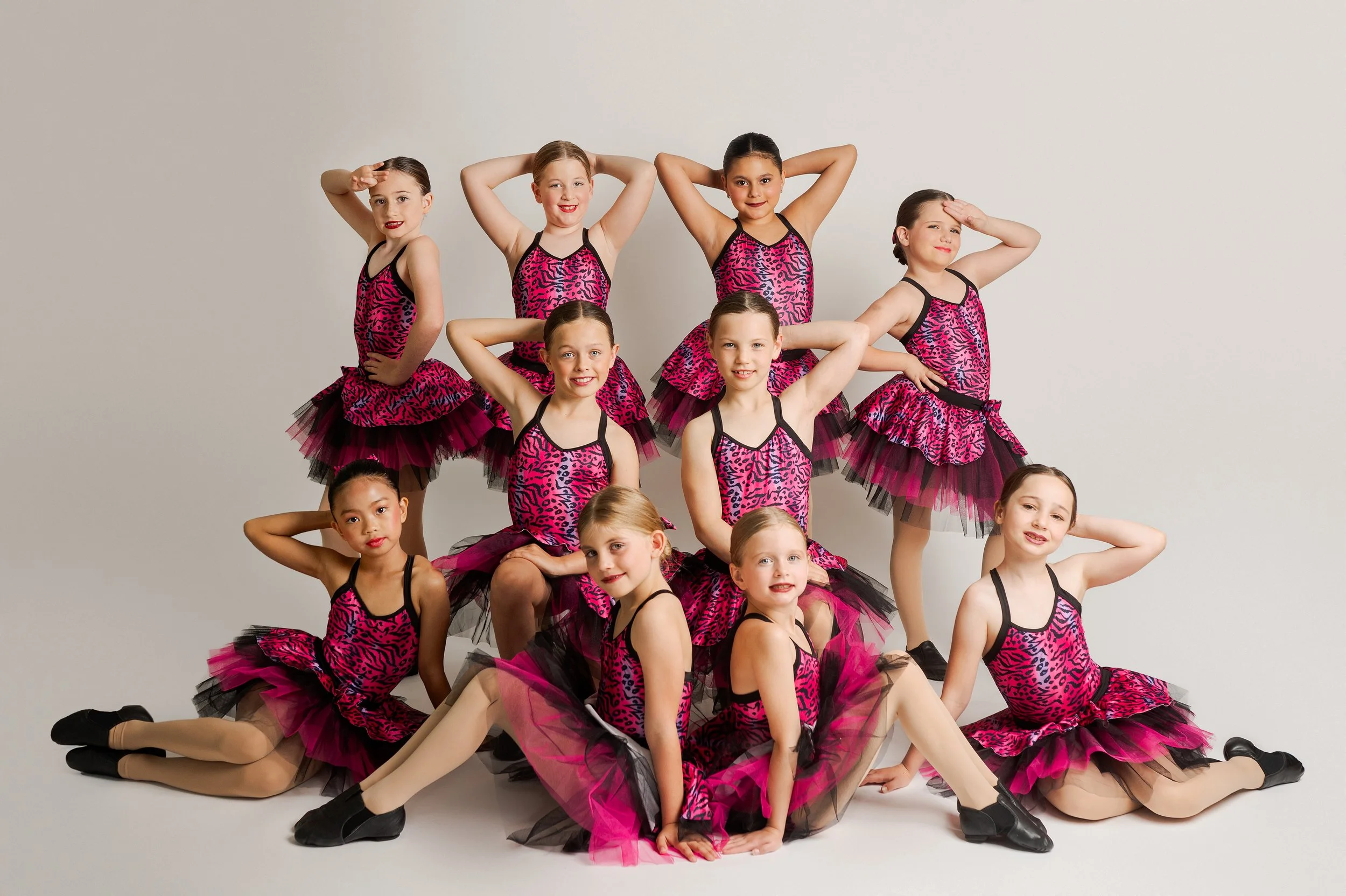 Mini dancers (ages 7–9) at IMPACT