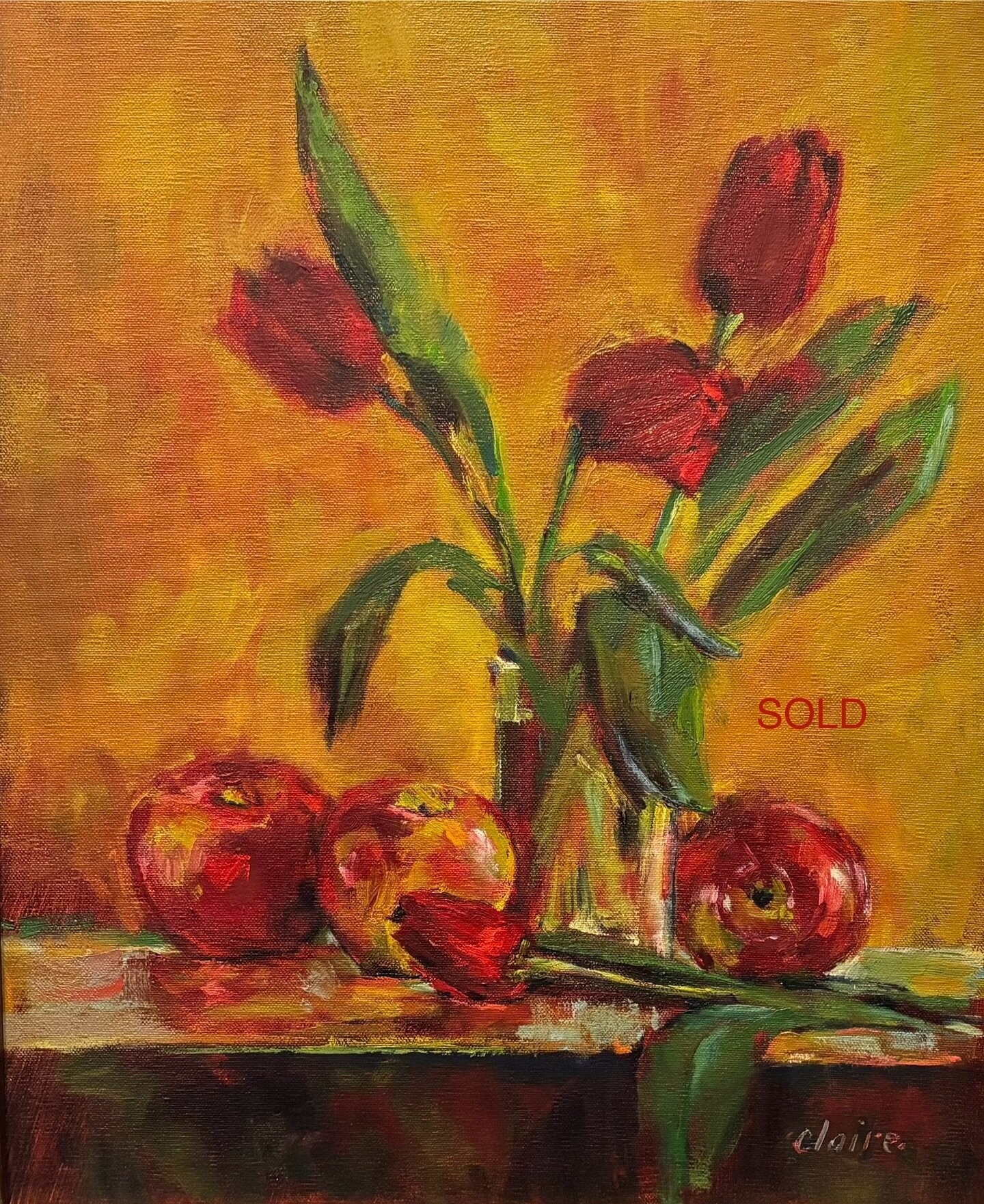SOLD! &ldquo;Tuscan Still Life&rdquo;  by Claire Hardy&hellip;a beautiful birthday gift for our clients wife. ❤️ #happybirthday 
.
For more available artwork by Claire Hardy stop by the gallery and see us or follow the website link in the bio and CLI