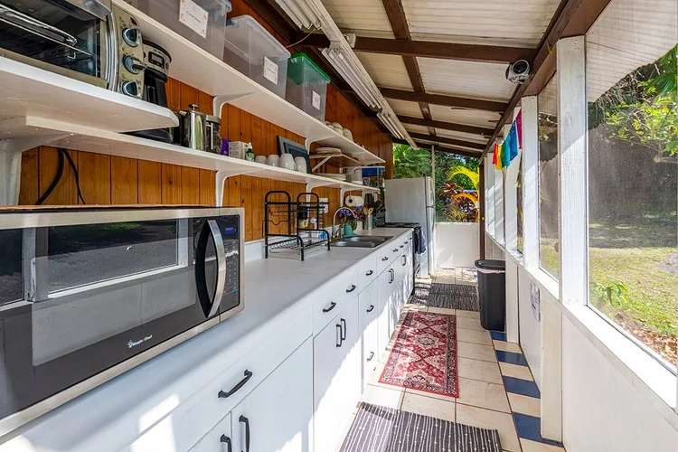 Cacao Suite jungle views at Paliuli Farm Sanctuary Big Island Hawaii