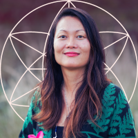 Belinda Liu, Hestia Magic co-founder and land steward guiding transformative wellness and mother–daughter retreats in Mount Shasta.