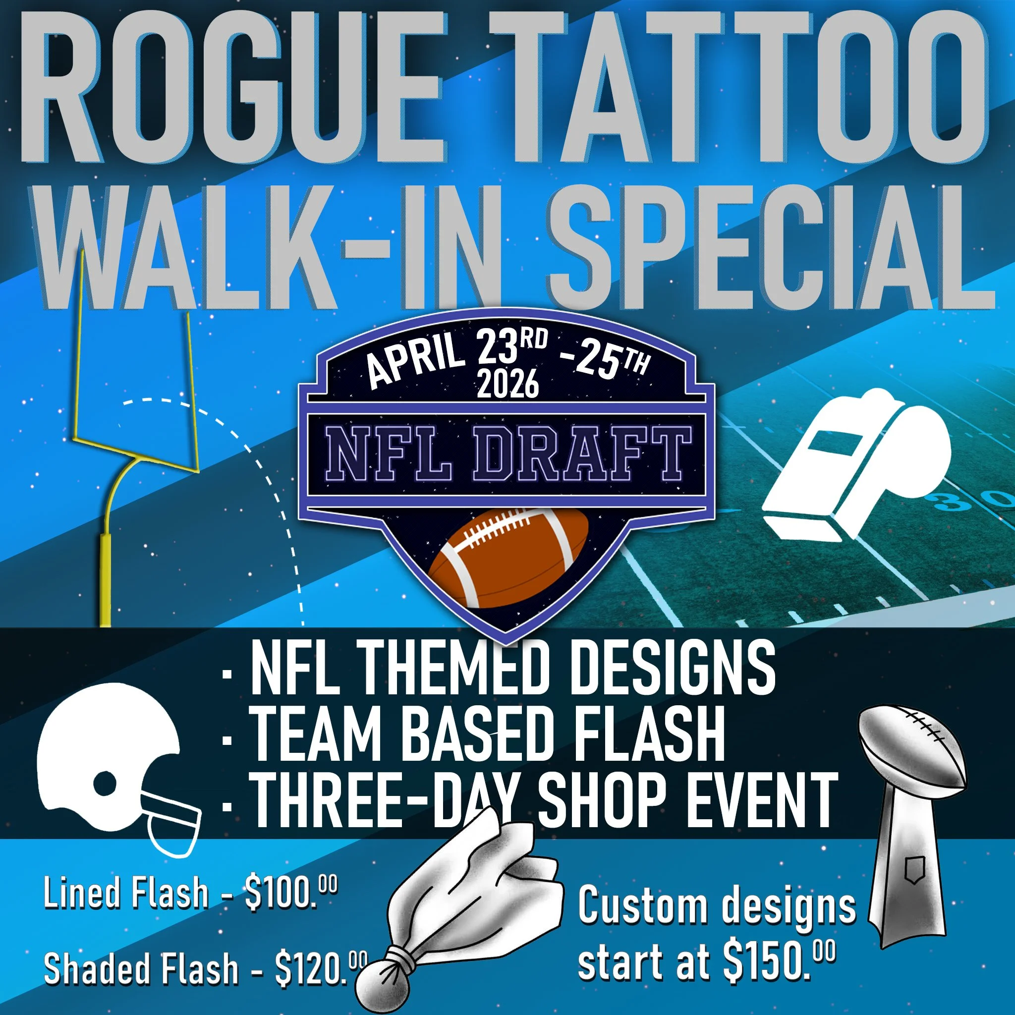 NFL Draft Week Walk-ins!