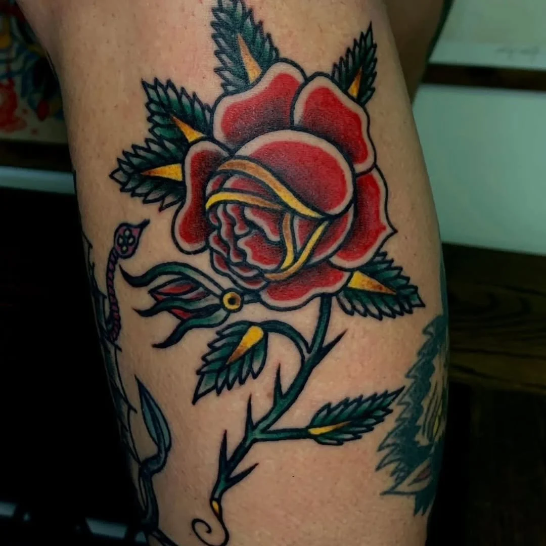 Rachel is taking walk-ins today and Thursday between 2pm and 7pm! If you have been waiting for the perfect moment to clear some space for sick new ink, this is your sign to roll through, browse some awesome flash, and get tattooed. Spaces are first-c