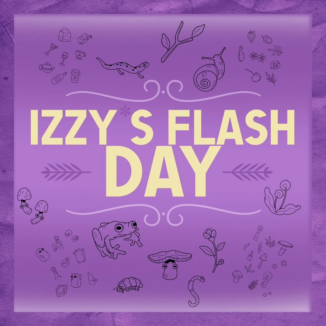 The day has finally arrived! If yinz have been itching for some fresh ink, clear your afternoon and head on down. Izzy's flash is priced at an absolute steal between $60 and $80 depending on complexity. Just roll up to the shop, pick out your favorit