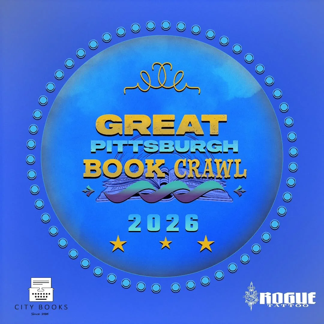 We had a great time over the past week, partnering up with city books and slinging some literary ink! Thanks so much to @citybookspgh and all yinz who came out to say hello and enjoy the crawl! 
.
.
https://shop.roguepgh.com/
.
.
contact@roguepgh.com