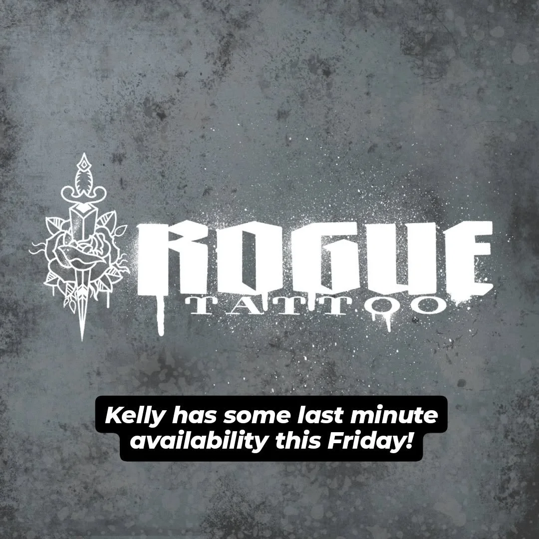 Last-minute opening alert! 📣✨

Kelly has some last-minute availability to fill coming up this Friday, July 31st! If you&rsquo;ve been itching to skip the waitlist and get a new piece on the books, this is your sign to jump on it. 🏃&zwj;♂️💨

Whethe