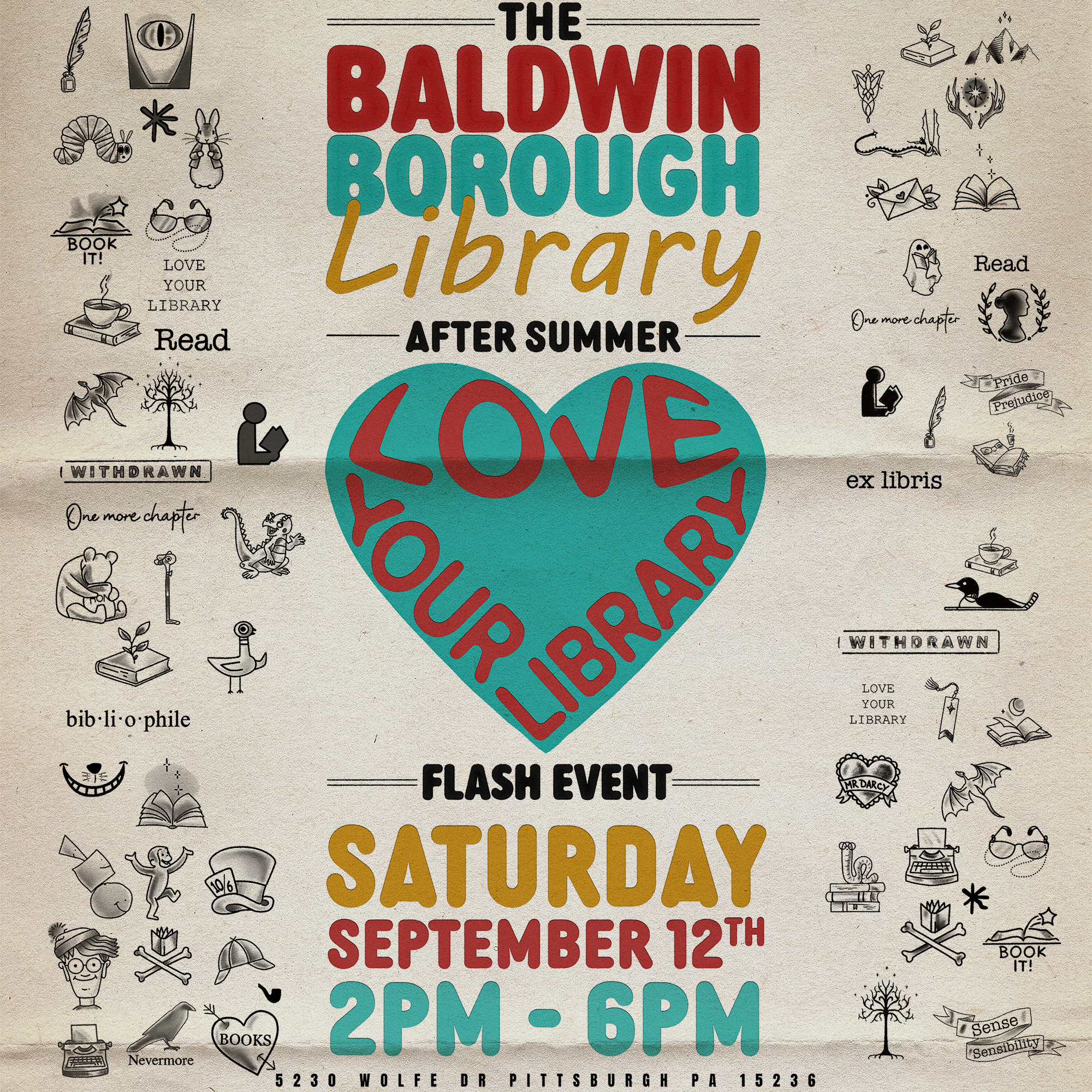 Baldwin Borough "Love Your Library" Flash Fundraiser