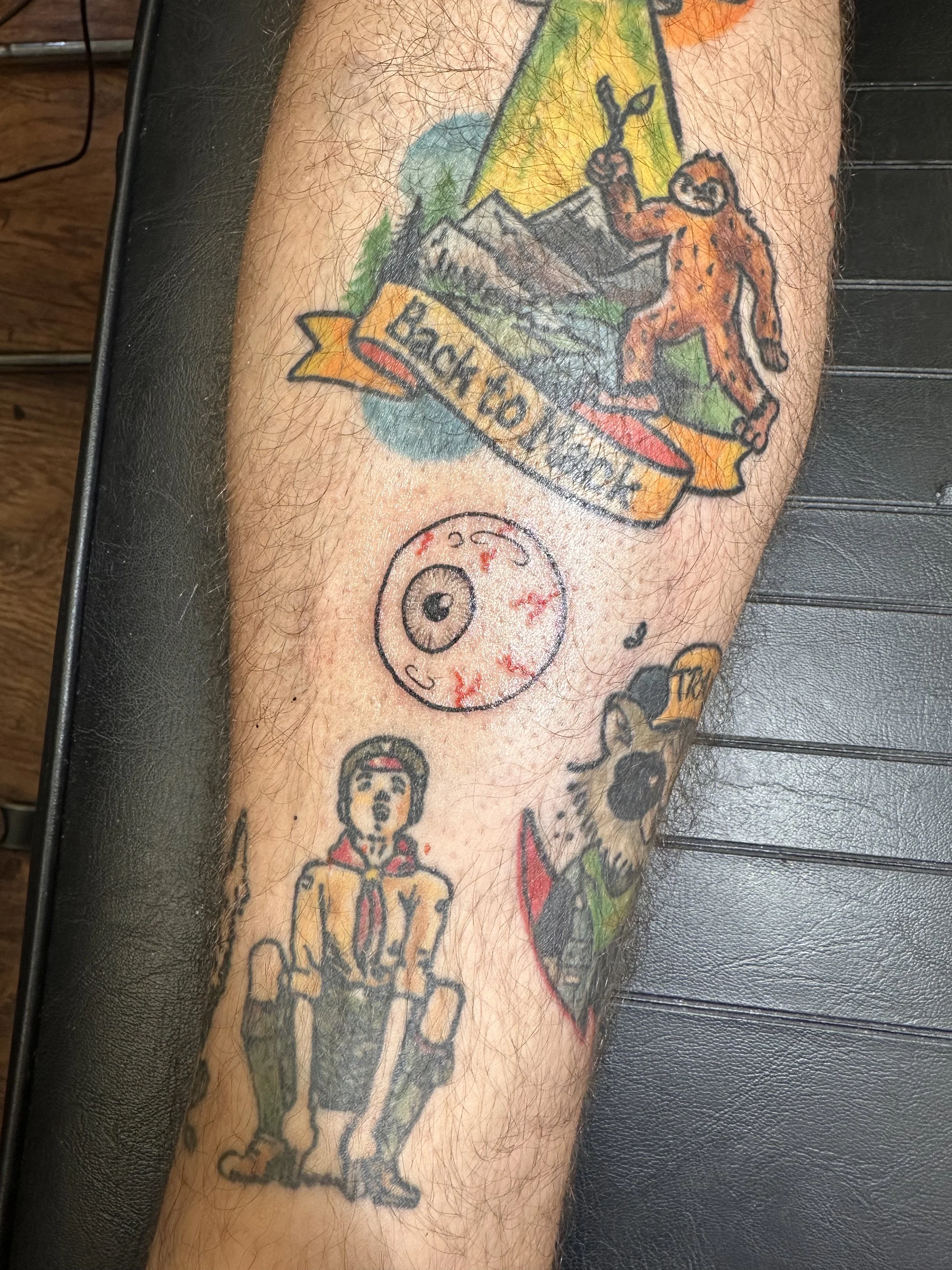 Eyeball Buddy tattoo