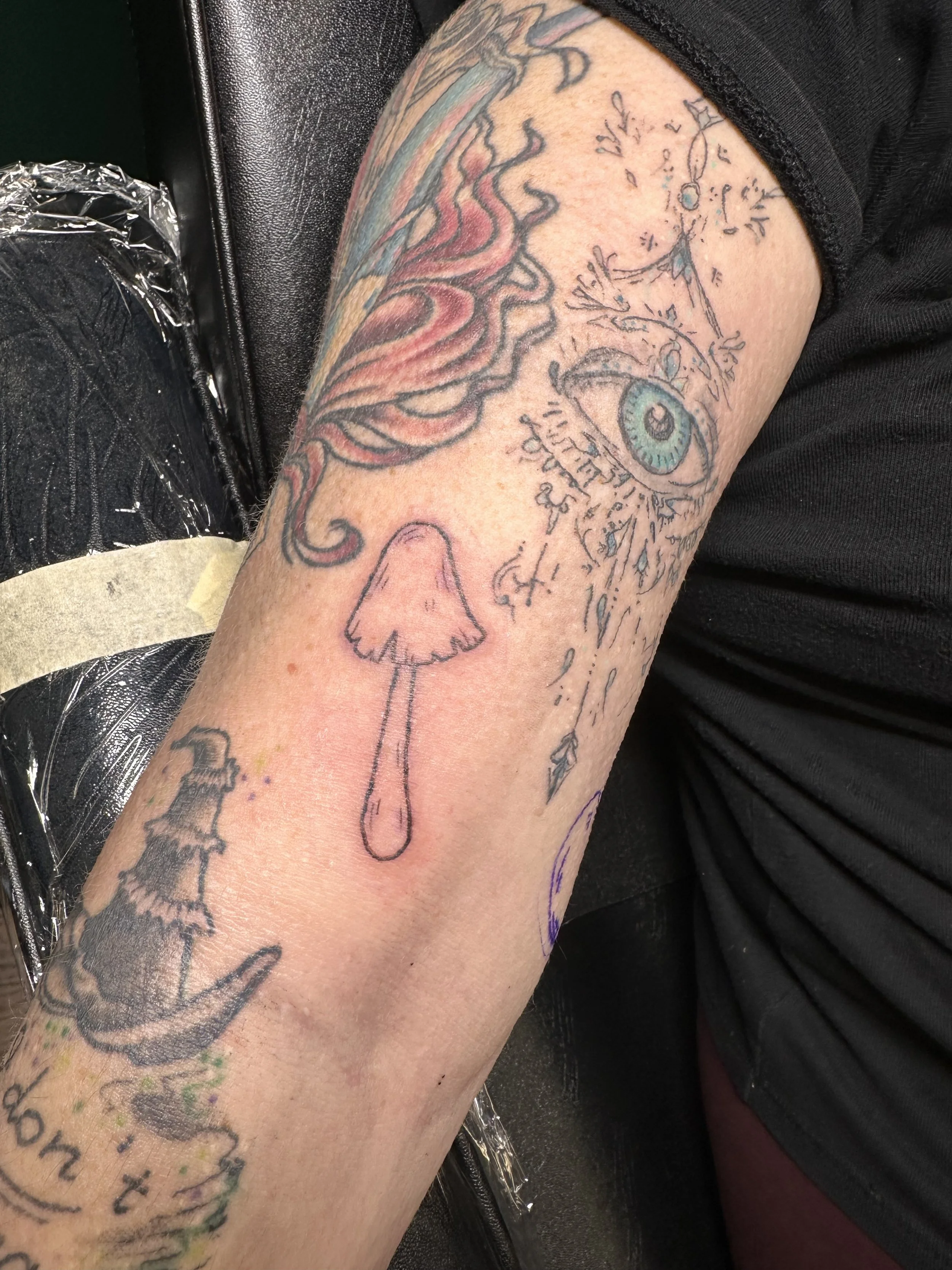 Mushroom Buddy tattoo