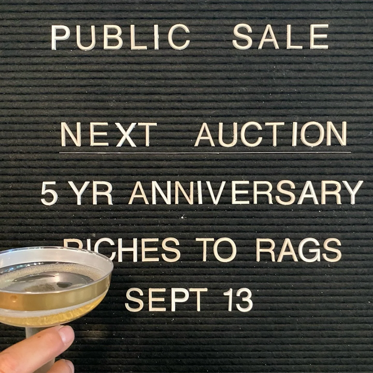 come celebrate 5 years during our preview&hellip; champagne, treats and antiques!
