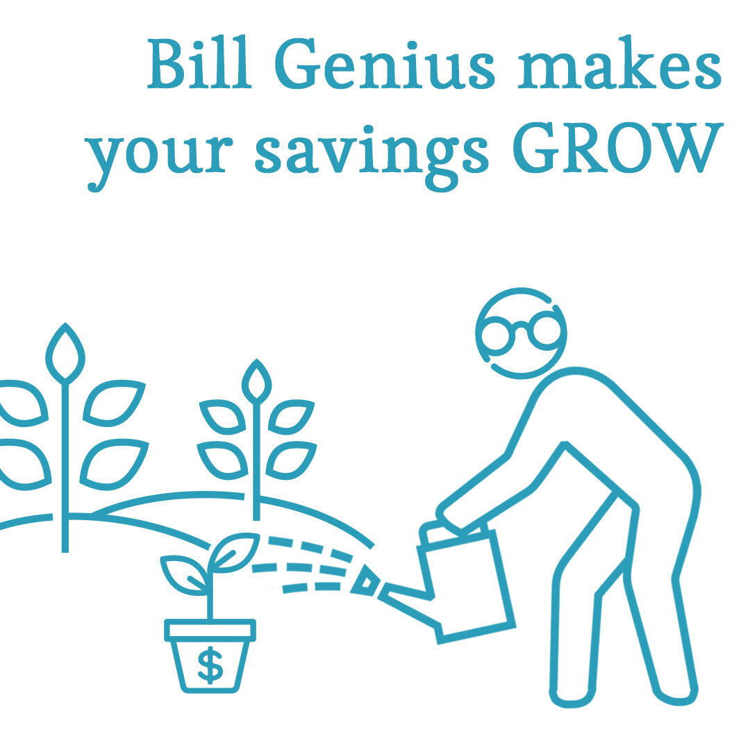 Grow your wealth in savings! 🌿 💰

Bill Genius' main goal is to enhance your lifestyle by lowering your utility bills! 🤓 

All you have to do is upload your bills &amp; let Mr. Genius handle the rest! 😉

Comment &quot;💸&quot; if Bill Genius has s