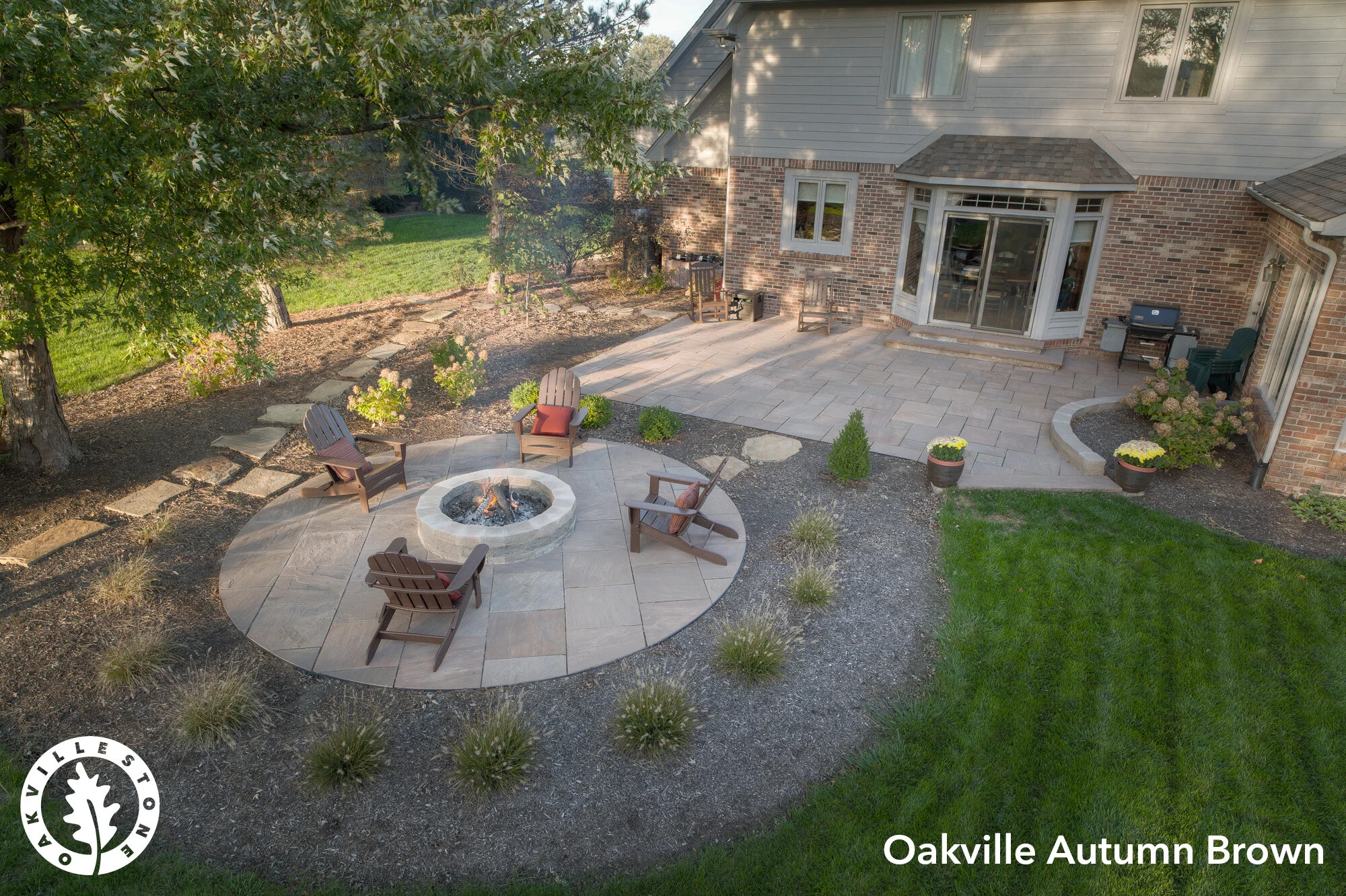 Oakville Autumn Brown is available at mr. bin inc. our store is in a convenient location to provide the best experience for our clients. Best place to find Oakville stone pavers near Markham, Scarborough and all of GTA.