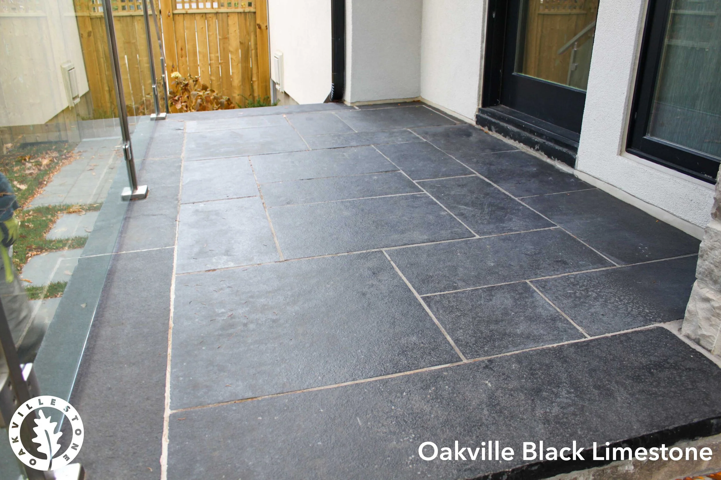 Oakville Black Limestone is available at mr. bin inc. our store is in a convenient location to provide the best experience for our clients. Best place to find Oakville stone pavers near Markham, Scarborough and all of GTA.