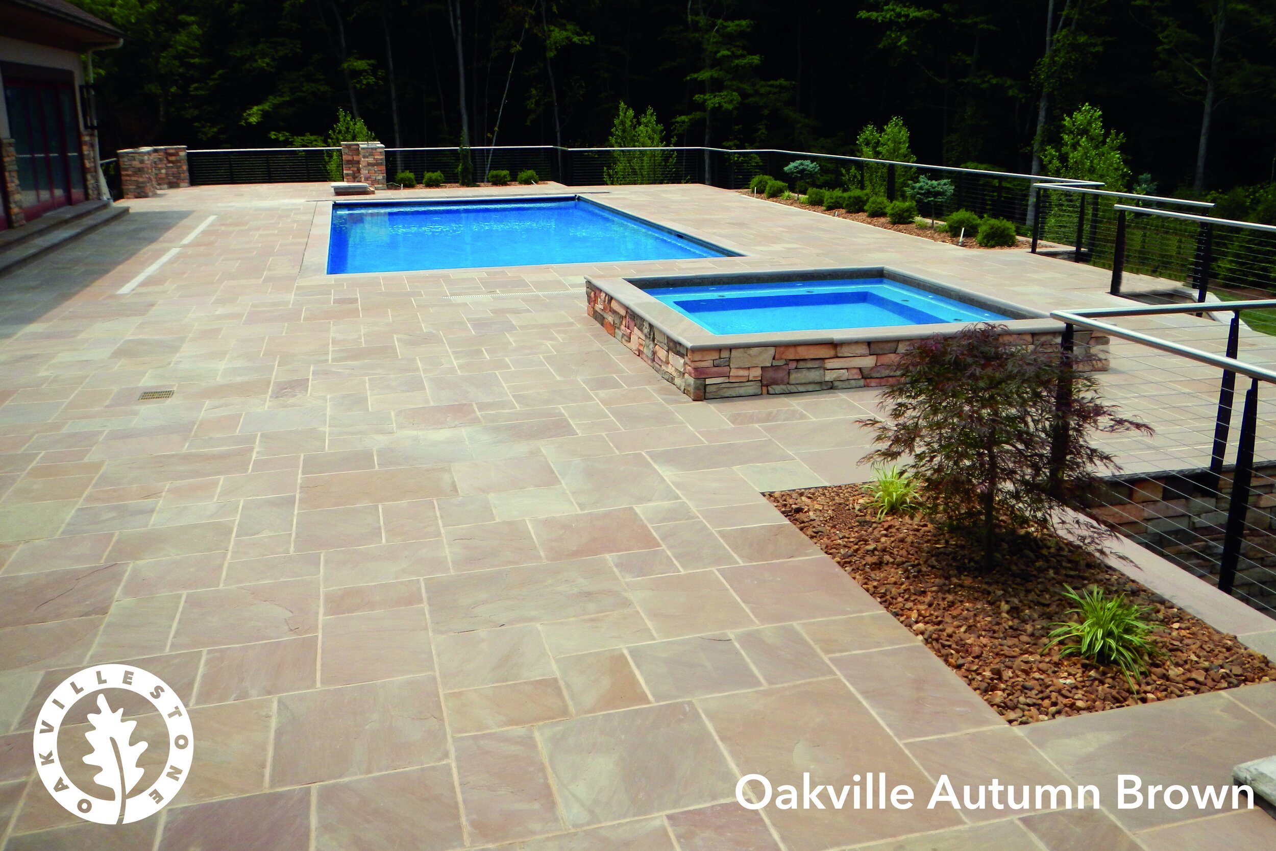 Oakville Autumn Brown is available at mr. bin inc. our store is in a convenient location to provide the best experience for our clients. Best place to find Oakville stone pavers near Markham, Scarborough and all of GTA.