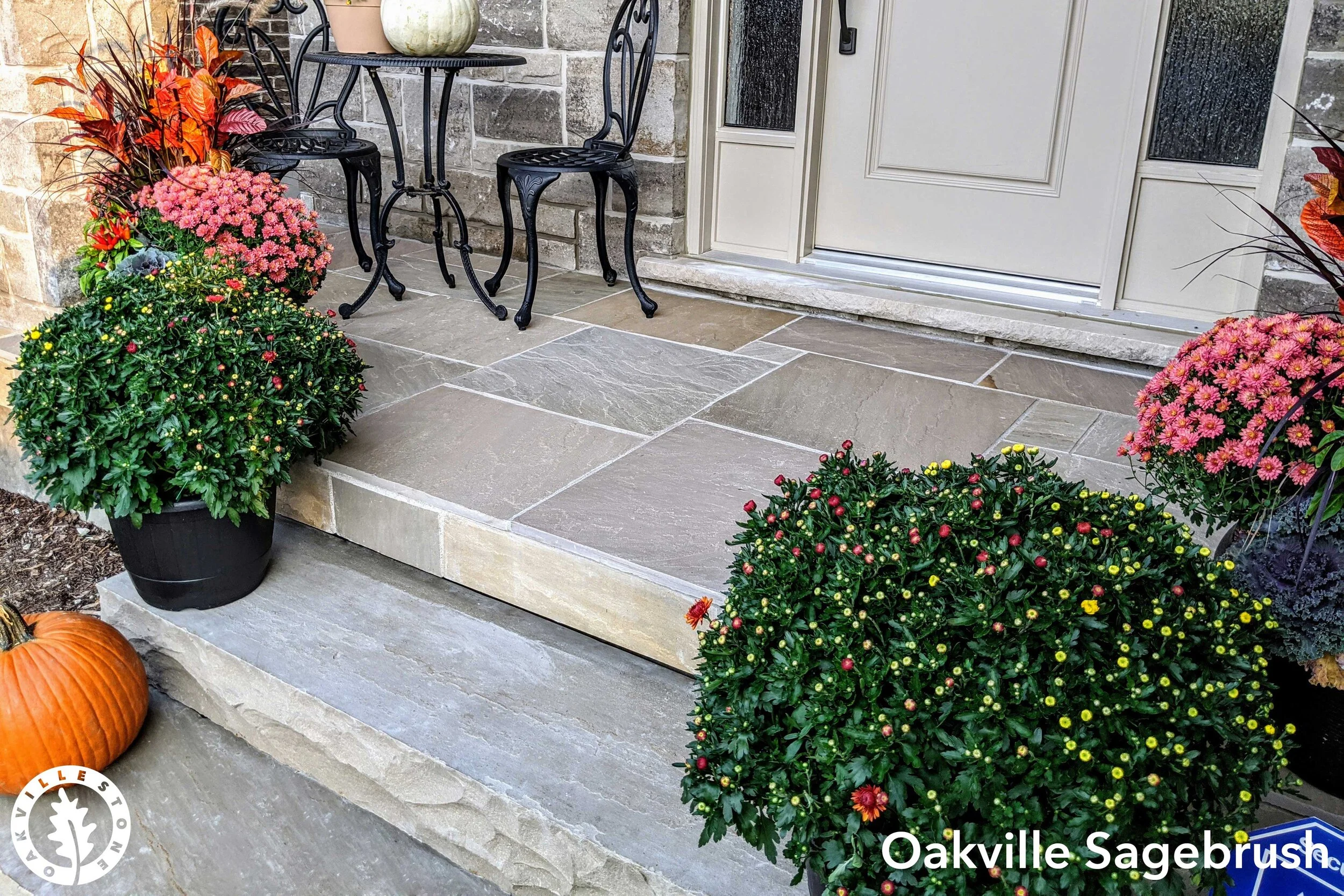 Oakville Sagebrush is available at mr. bin inc. our store is in a convenient location to provide the best experience for our clients. Best place to find Oakville stone pavers near Markham, Scarborough and all of GTA.