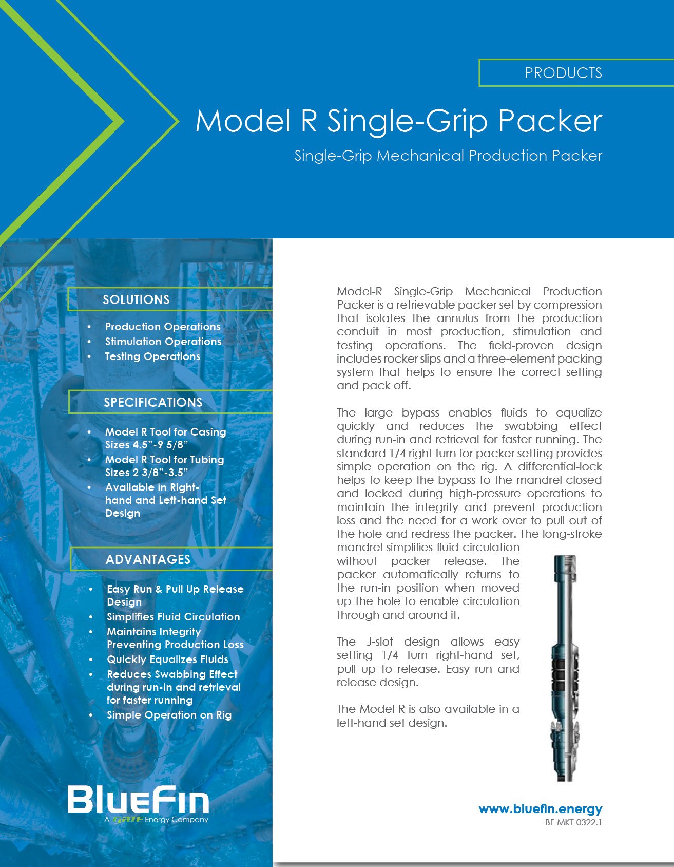 Model R Single-Grip Packer — GATE Energy