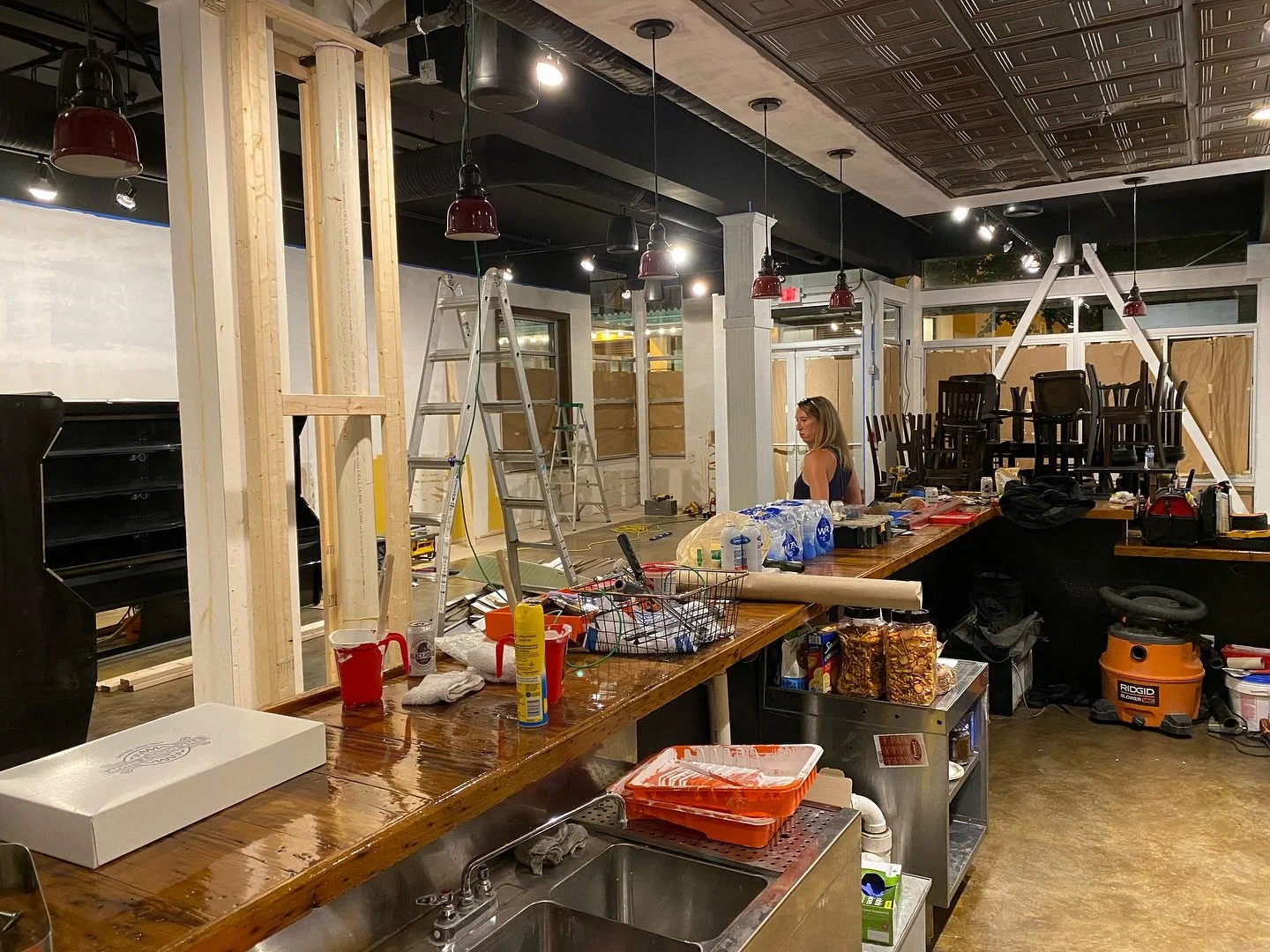 From concrete dust to first pours&mdash; Knox Brew Hub was built by friends (shoutout to Kagen) with paint on our hands and a whole lot of heart. We wrestled tile, celebrated permit day like a holiday, and squinted at a TV the size of a pizza box. 

